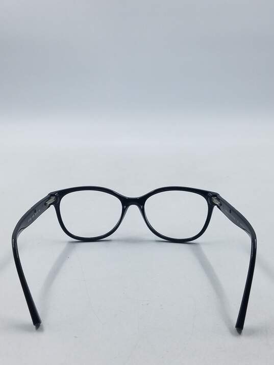 Armani Exchange Black Oval Eyeglasses image number 3