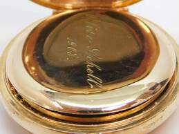 Antique Hampden Diadem 15 Jewels Gold Filled Engraved Hunters Case Pocket Watch 33.5g alternative image