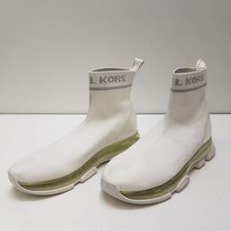 Michael Kors High Top Sock Sneakers White 7