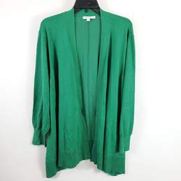Chico's Women Green Sweater Cardigan XXL NWT