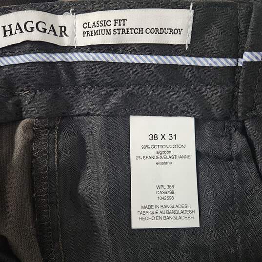 Buy the Haggar Premium Stretch Cord Hidden Comfort Waist Classic Fit Pants