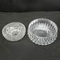Pair of Clear Cut Crystal Bowls image number 1