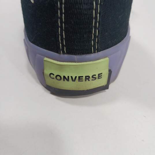 Converse Unisex Blue & Black High Top Sneakers Size Men's 6.5 Women's 8.5 image number 7