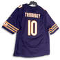 Mens Purple On Field Chicago Bears Mitchell Trubisky #10 NFL Jersey Size XL image number 2