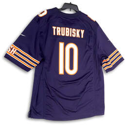 Mens Purple On Field Chicago Bears Mitchell Trubisky #10 NFL Jersey Size XL alternative image