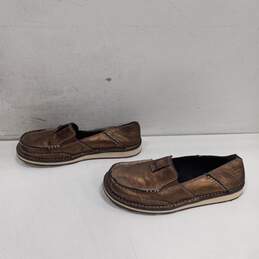 Ariat Women's Bronze Leather Slip-On Shoes Style 10021622 Size 7.5B alternative image