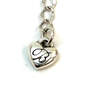Designer Brighton Silver-Tone Link Chain White Pearl Round Charm Necklace image number 4