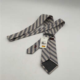 NWT Mens Multicolor Striped Adjustable Four-In-Hand Pointed Neck Tie alternative image