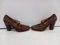Women's Frye Brown Leather Heels Size 6.5M image number 2