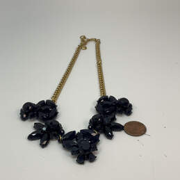 Designer J. Crew Gold-Tone Crystal Cut Stone Link Chain Statement Necklace alternative image