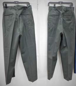 2 Pairs Vintage Vietnam War Era Uniform Dress Pants Size Mens 31W x 34L alternative image