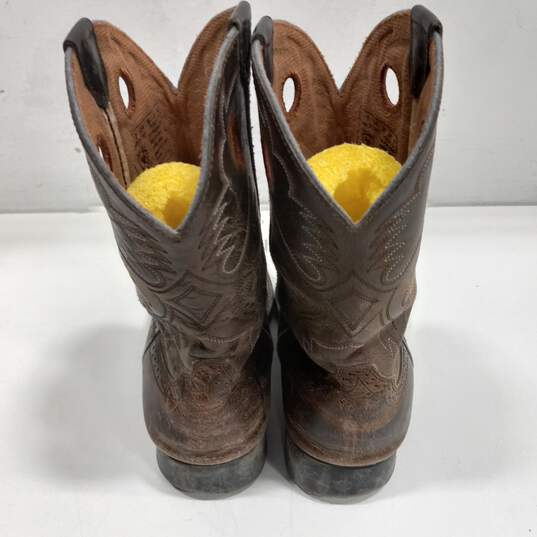 Women's Ariat 4LR Leather Western Boots Sz 5 image number 4