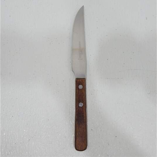 J. A. Henckels Zwilling Nederland Rostfrei Steak Knives Wood Handle Set Of 3 image number 3