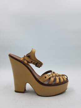 Marc Jacobs Camel Platform Sandals W 8 COA