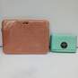 Kate Spade New York Rose Gold Glitter Laptop Cover and Small Mint Crossbody Bag image number 1