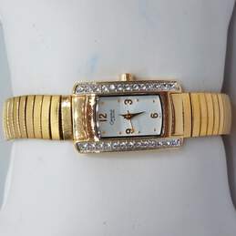 Caravelle By Bulova A2 Gold Tone With Crystals Watch alternative image