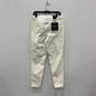 NWT Womens White Denim Light Wash Pocket Stretch Skinny Jeans Size 12 image number 2