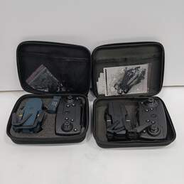 BUNDLE OF 2 RCFPVPRO RC DRONE W/ACCESSORIES