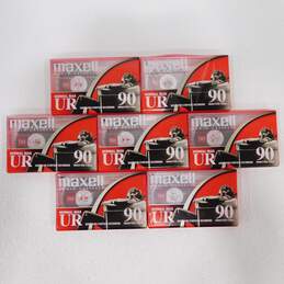 Lot of 7 Sealed  Blank 90min  UR Cassette Tapes