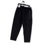 NWT Mens Black Elastic Waist Tapered Leg Standard Fit Track Pants Size L image number 2
