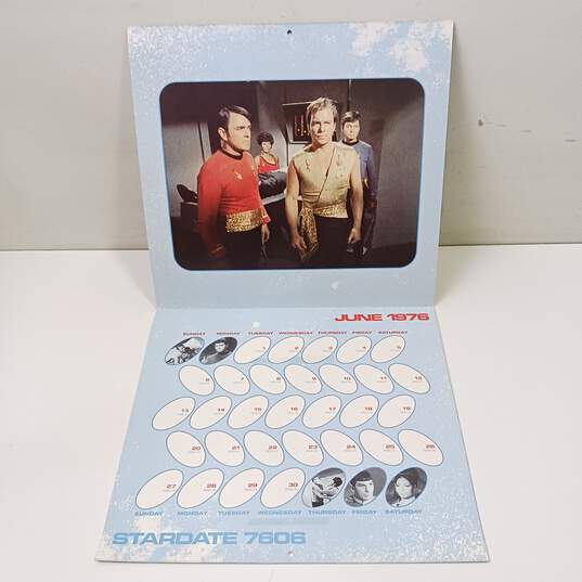 2 Star Trek Vintage Calendars - 1986/1976 image number 5