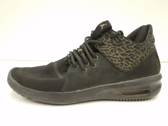 Air Jordan First Class Black Metallic Gold Men's Athletic Shoes Size 8 image number 2