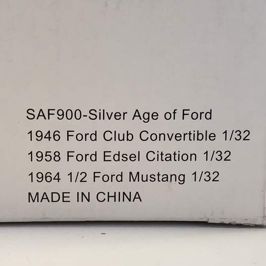 Lot of 3 Arko Products Silver Age of Ford Diecast Cars image number 8