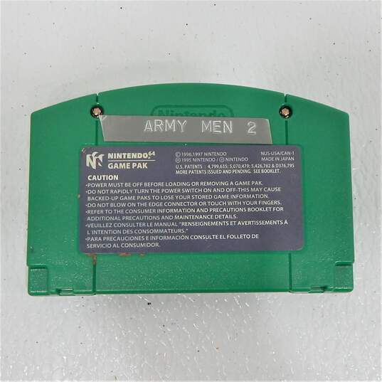 Army Men Sarge's Heroes 2 Nintendo 64 Game Only image number 2