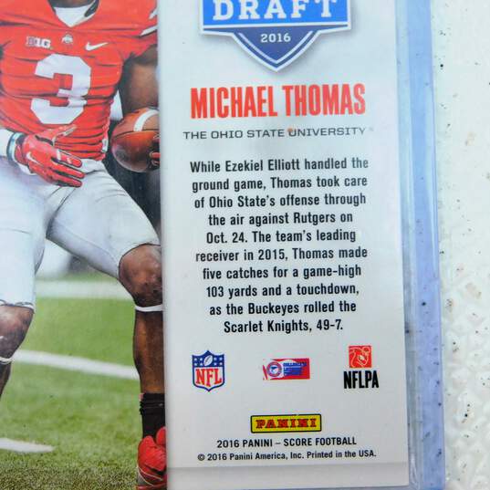 2016 Michael Thomas Score NFL Draft Rookie New Orleans Saints image number 3