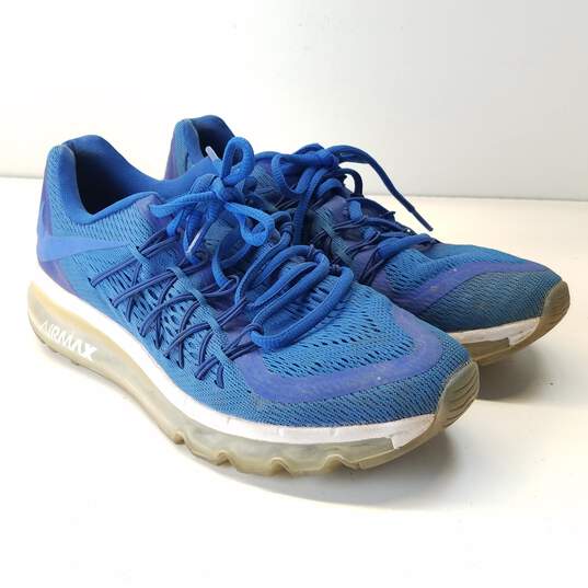 Nike Air Max 2015 GS Boy's Running Shoes Size 6.5Y Royal Blue 705457-402 Men size. 6-6.5 image number 7