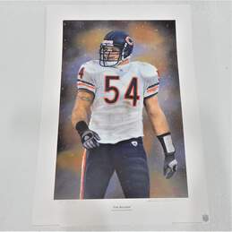 Andrew Goralski Signed And Numbered Print The Soldier  Chicago Bears
