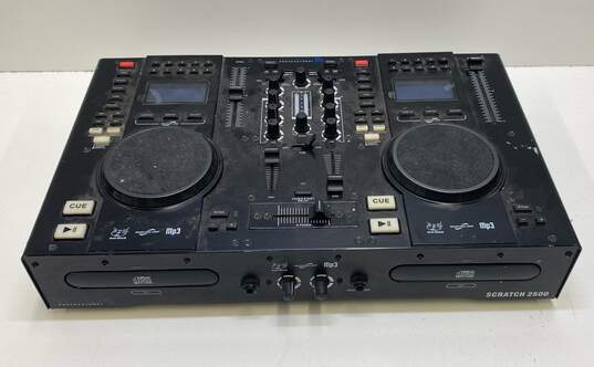 Edison Scratch 2500 MKIV Professional Dual CD USB MP3 DJ Audio Mixer image number 1