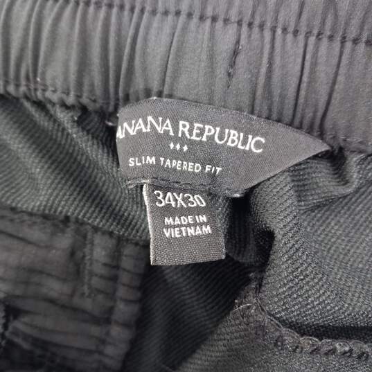 Banana Republic Men's Black Pants Size 34X30 image number 3
