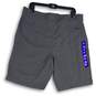 NWT Hang Ten Mens Gray Flat Front Slash Pocket Chino Shorts Size 36 image number 2