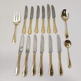 Faberware Gold Cutlery Set in Wooden Case alternative image