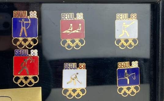 Limited Edition Commemorative Set of Enamel pins from 24th Olympiad in Seoul 88' image number 5