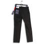 NWT Mens Black THFlex Flat Front Straight Leg Dress Pants Size 30 X 30 image number 2