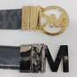 Set Of 2 Black MK Belts image number 4
