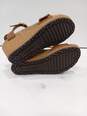 Papillio Women's Brown Leather Cork Wedge Sandals Size Euro 39 image number 5