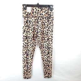 Victoria's Secret Women Brown Leopard Leggings Sz 4 NWT alternative image