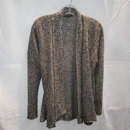 Eileen Fisher Petite Wool Blend Long Sleeve Cardigan Size PM