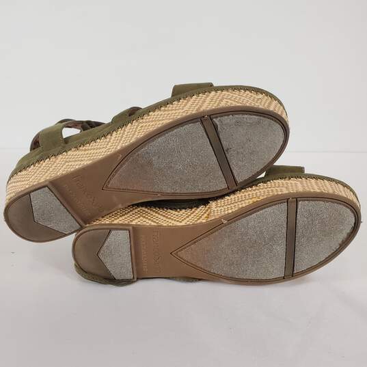 Franco Sarto Multicolor Suede Platform Sandals Sz 9.5 image number 8
