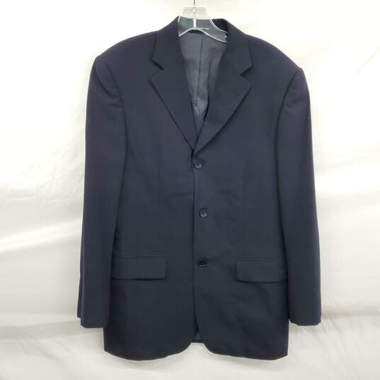 Balmain Paris Men's Navy Blue Wool Blazer Size 36 Short w/COA image number 1