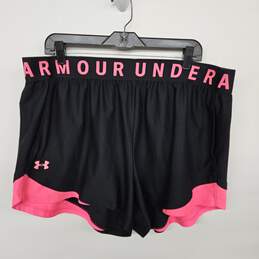 Under Armour Black & Pink Athletic Shorts
