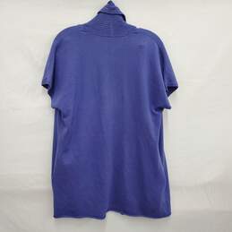 Eileen Fisher WM's Silk & Cashmere Purple Cardigan Sweater Size P/M alternative image