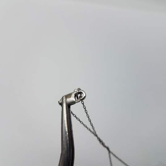 Sterling Silver Asst. Gemstones 15 1/2 Inch - 18 Inch Necklace Asst. Pendant Bundle 8pcs 15.9g image number 6