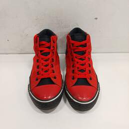Men's Red Hi Top Sneakers Size 9
