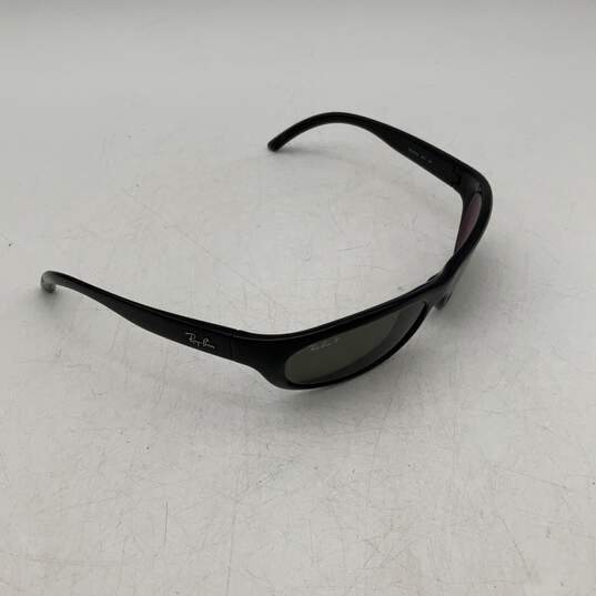 Ray Ban Womens Black Full Rim Rectangular Polarized Sunglasses With Case image number 3