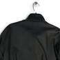NWT AG Milano Mens Black Mock Neck Long Sleeve Full-Zip Bomber Jacket Size XL image number 4