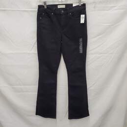 NWT Gap 1969 WM's Black Stretch Baby Boot Mid Rise Cotton Blend Pants Size 28R